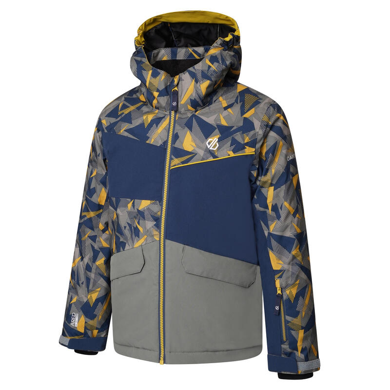 Blouson de ski GLEE Enfant (Jaune / Vert kaki)