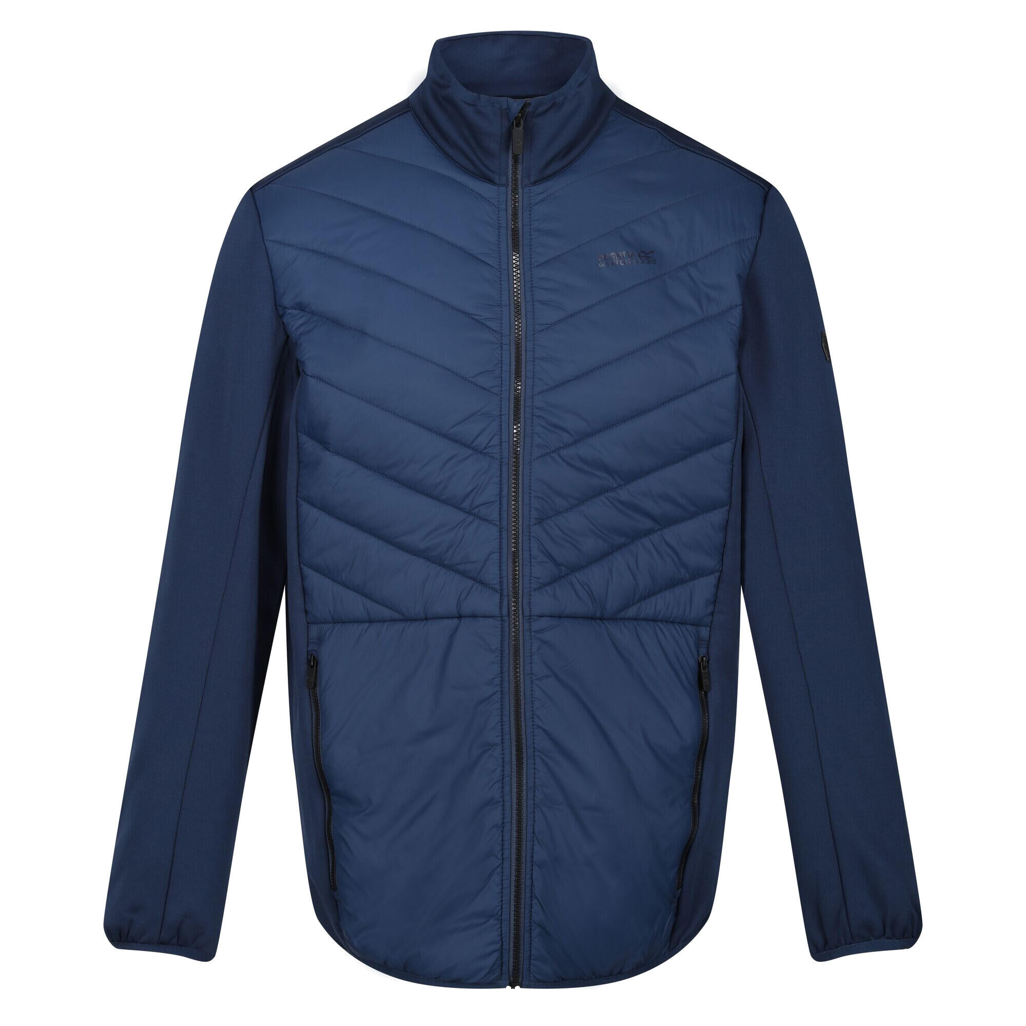 REGATTA Mens Clumber Hybrid III Padded Jacket (Admiral Blue)