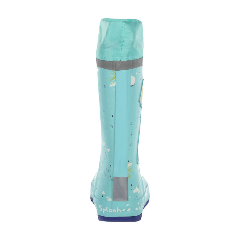 Kinder/Kinder Peppa Pig Splash Square Wellington Boots (Aruba Blauw)