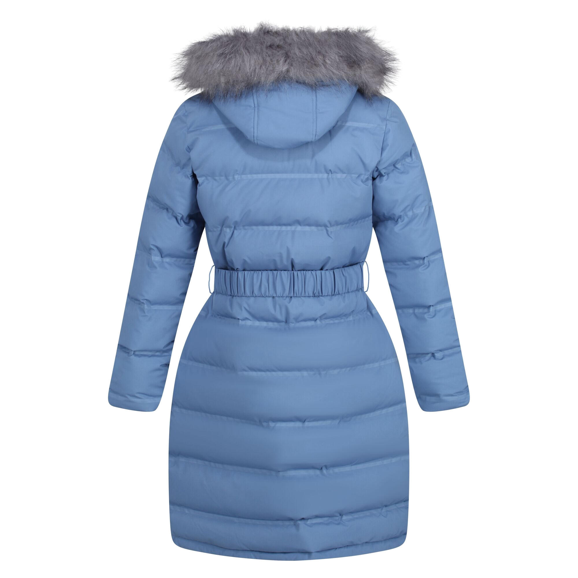 Womens/Ladies Daleyza Thermal Parka (Slate Blue) 2/5