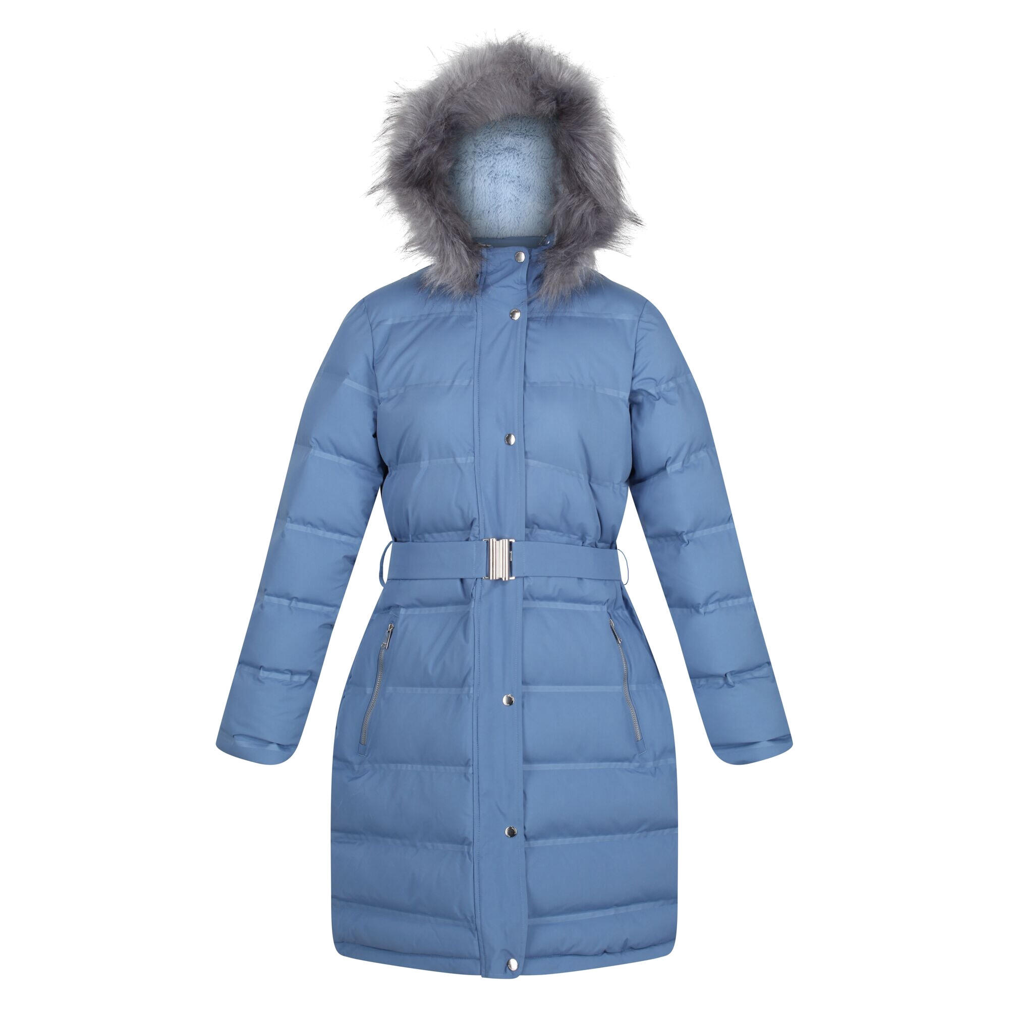 Womens Ladies Daleyza Thermal Parka Slate Blue REGATTA Decathlon