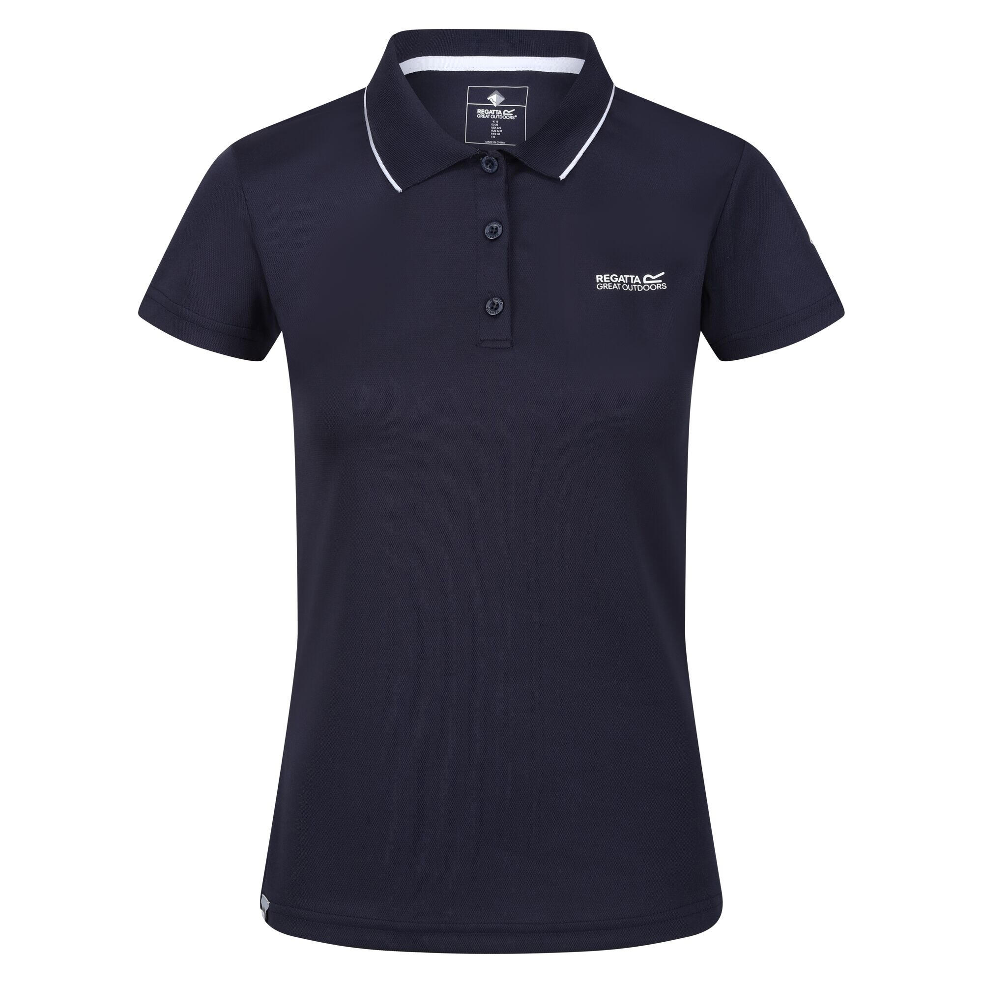 REGATTA Womens/Ladies Maverick V Polo Shirt (Navy)