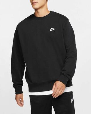 Herensweater zonder capuchon nike bv2666 zwart