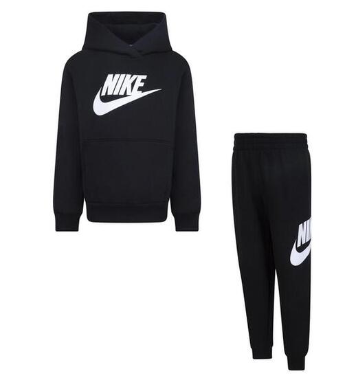 Tuta bambino nike club fleece - nero