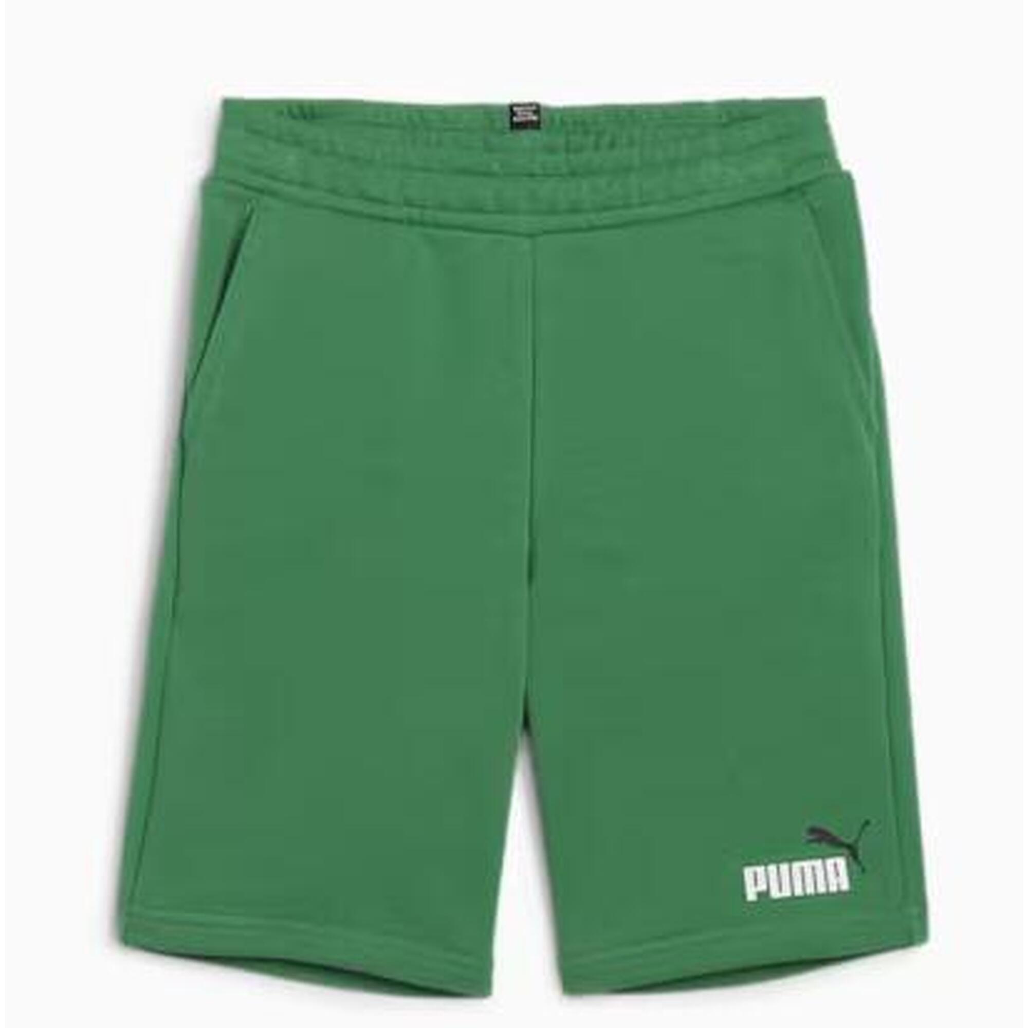 Pantaloncino ragazzo puma essentials - verde