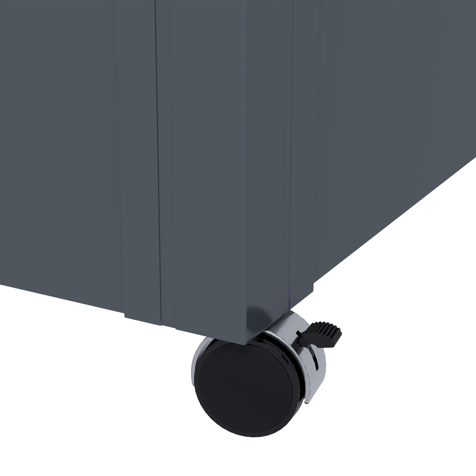 Baúl de Exterior Outsunny 120x62x66 cm Gris Oscuro 5/7