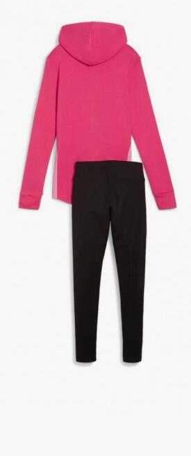 Tuta donna puma mettallic - fucsia/nero 2/2