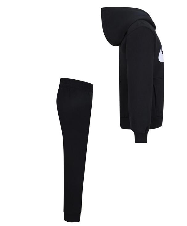 Tuta bambino nike club fleece - nero 3/4