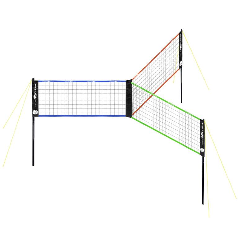 Volleybal - Drie vakken volleybal net - Beach volleybal