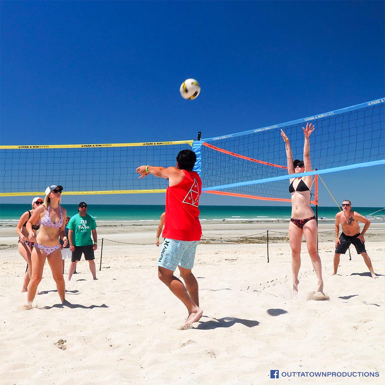 Drie vakken volleybalnet 3/5