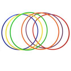 Hula hoop - Cerceaux - Lot de 6 - Diamètre 80 cm