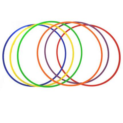 Hula hoop - Cerceaux - Lot de 6 - Diamètre 80 cm