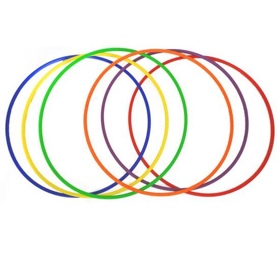 Hula hoop - Cerceaux - Lot de 6 - Diamètre 80 cm