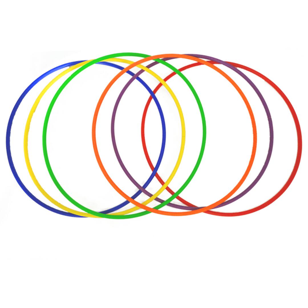 Vinex - Hula Hoop - Cerceaux - Lot De 6 - Diamètre 80 Cm - Hula Hoop - Multicolore|rouge|violet - 80 Cm - Decathlon