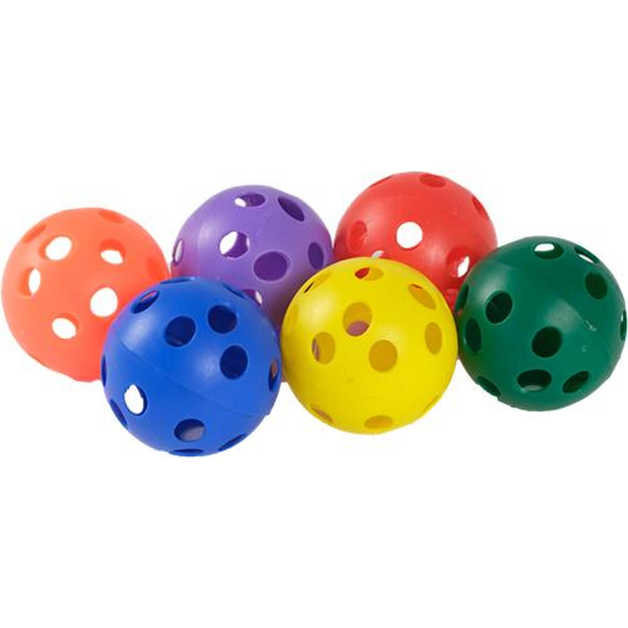 Gatenbal - Set van 6 - 7 cm - 6 kleuren