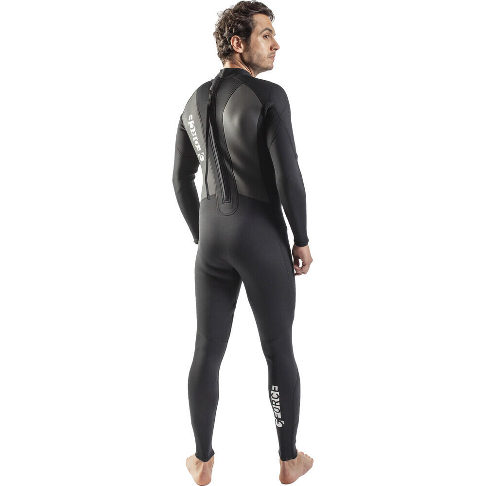 Men's G-Force 3mm Back Zip Flatlock Wetsuit 2/6