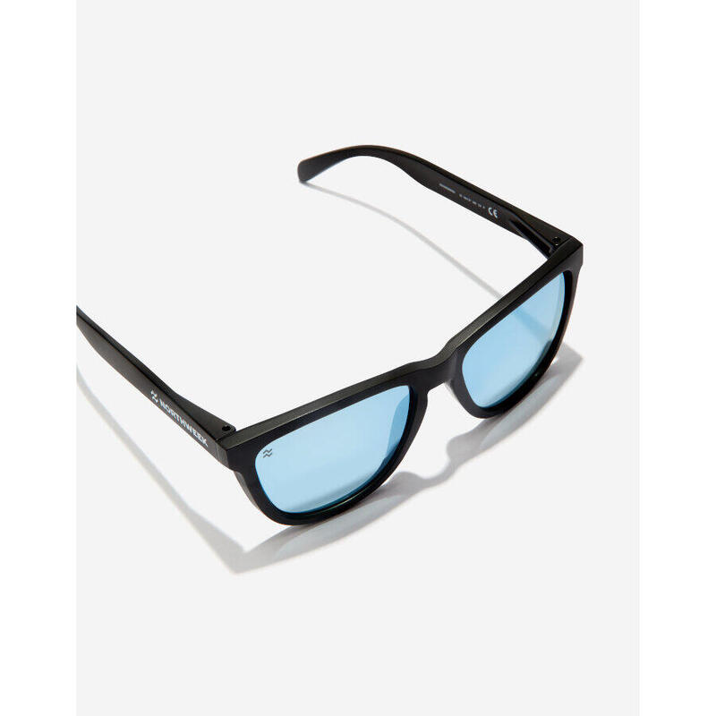 NORTHWEEK - Lunettes de soleil pour Homme et Femme - REGULAR MATTE BLACK BLUE