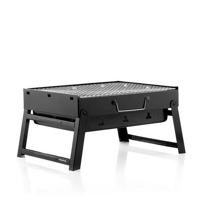 Barbecue Pieghevole Portatile a Carbone InnovaGoods Ferro