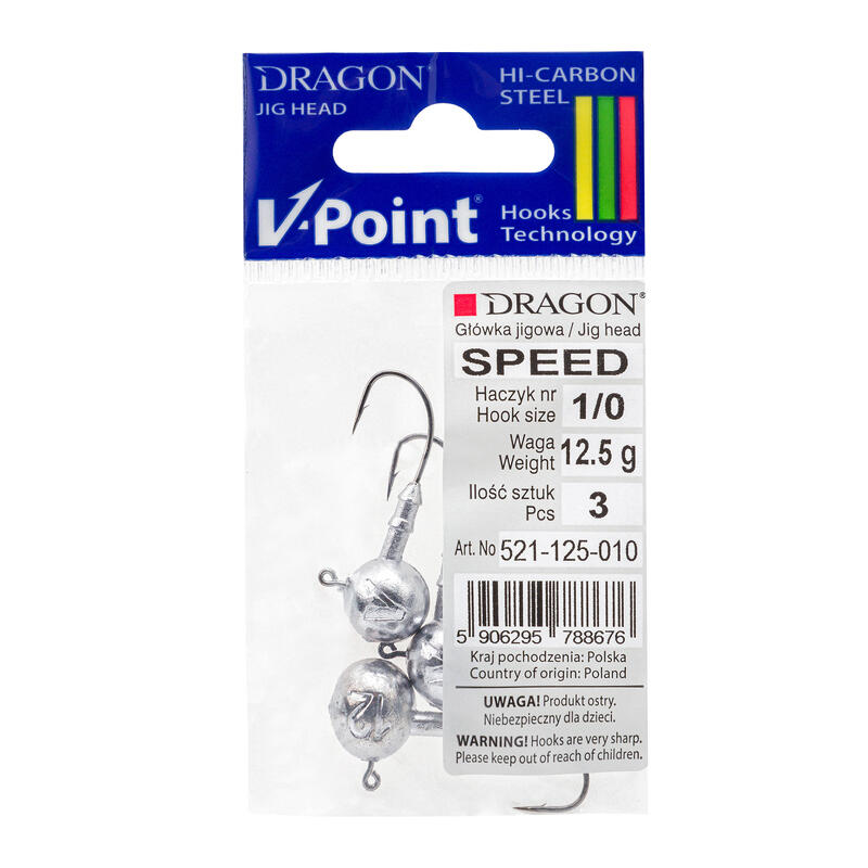 DRAGON V-Point Speed ​​Jig Head 12,5g 3 pz.