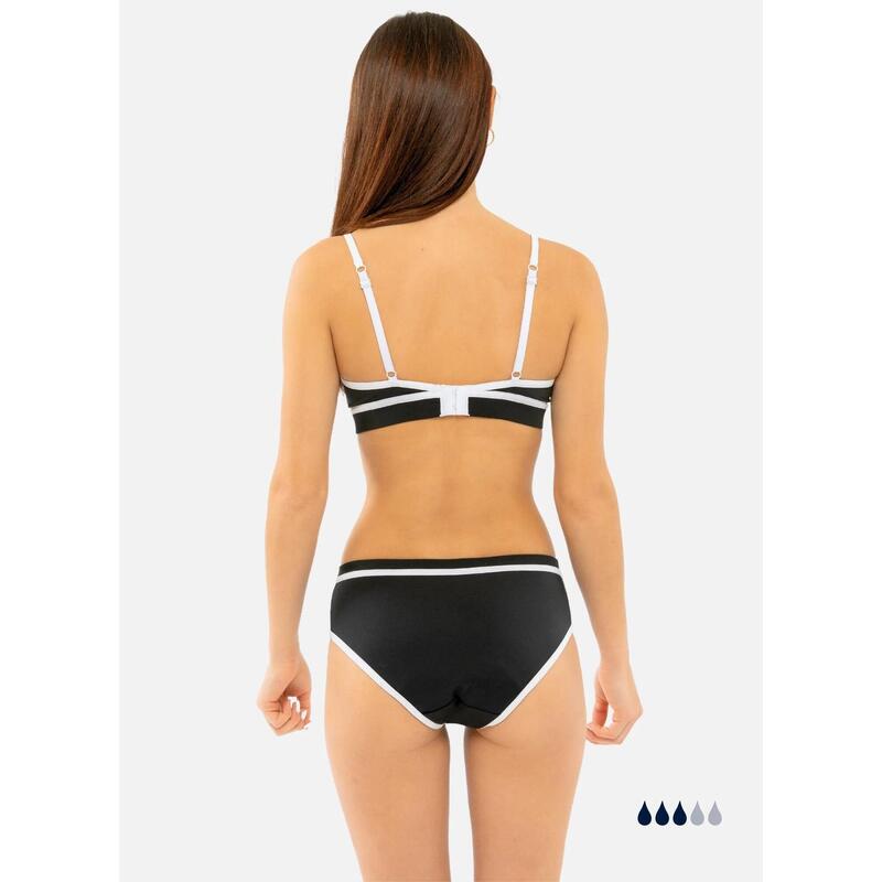 Maillot de bain Menstruel Adolescente - Flux Moyen - Ava