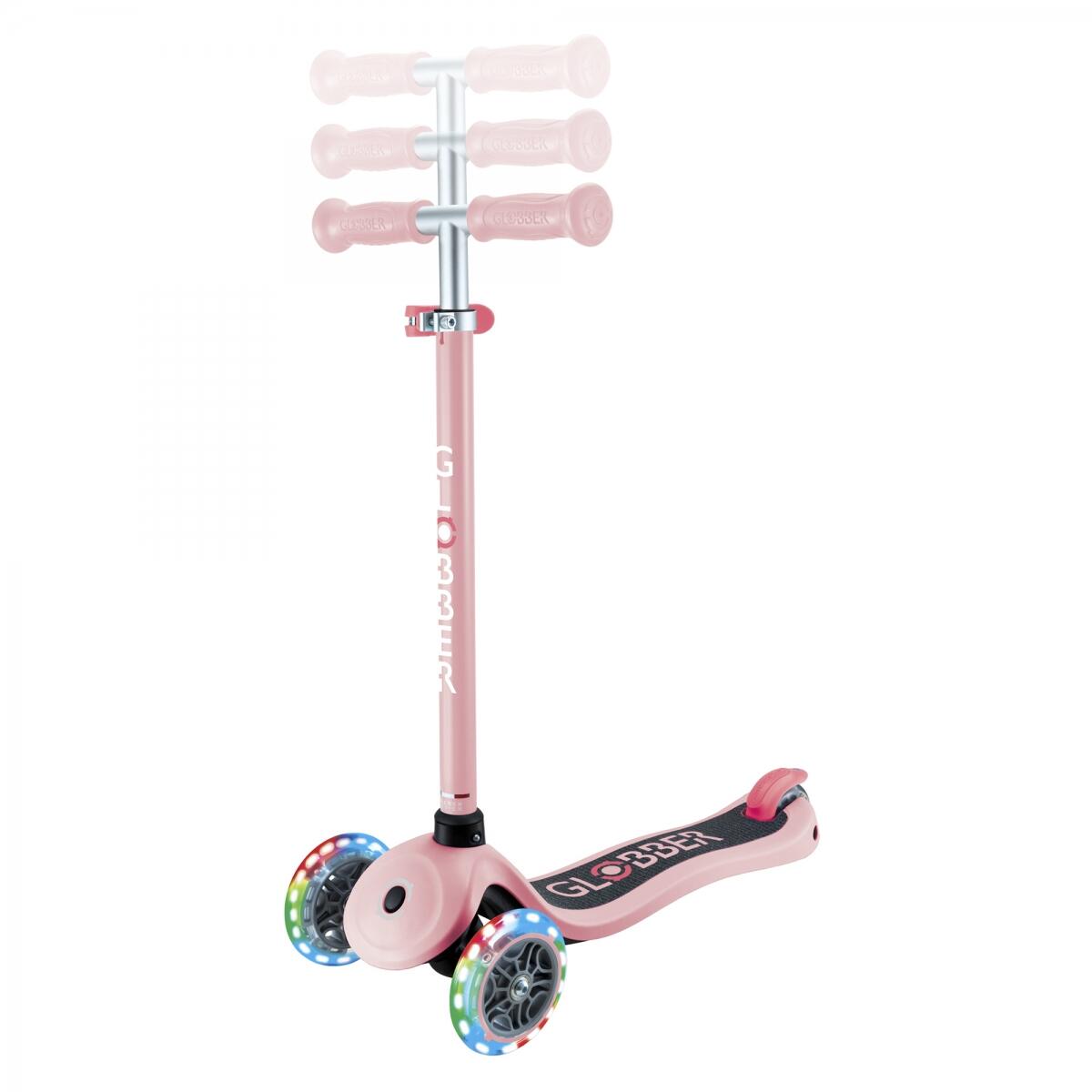 Patinete niños - PRIMO LIGHTS V2 - Rosa pastel 2/7