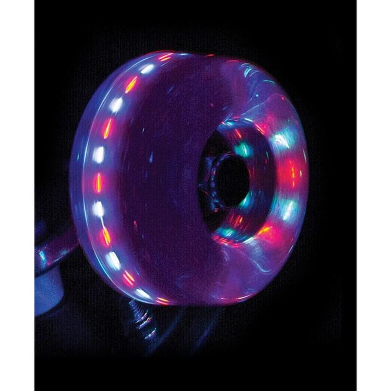 Rio Roller Light Up Roți Role Quad Pachet 4 buc - 58mm - Roz