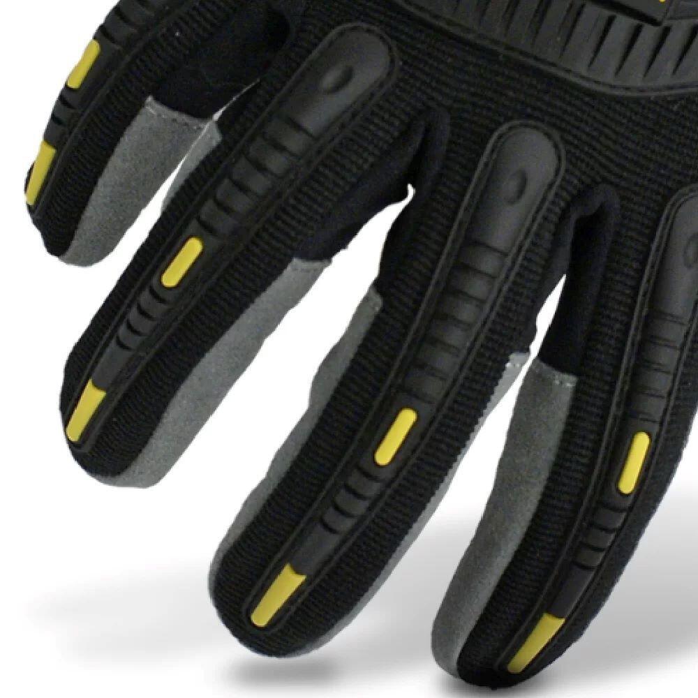 Luvas Caterpillar de couro sintético e de alto impacto CAT012230 3/4