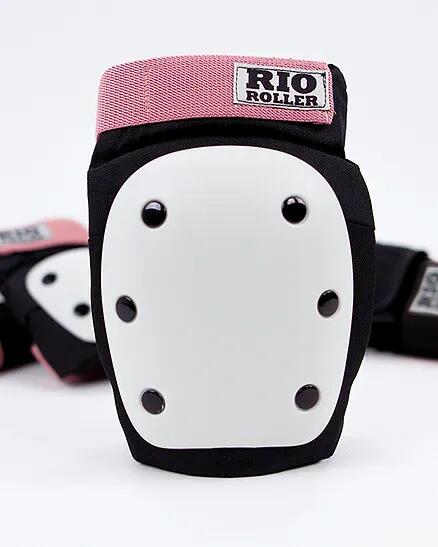 Rio Roller Triple Set Protezioni 3pz - L - Black Rose Gold 3/7