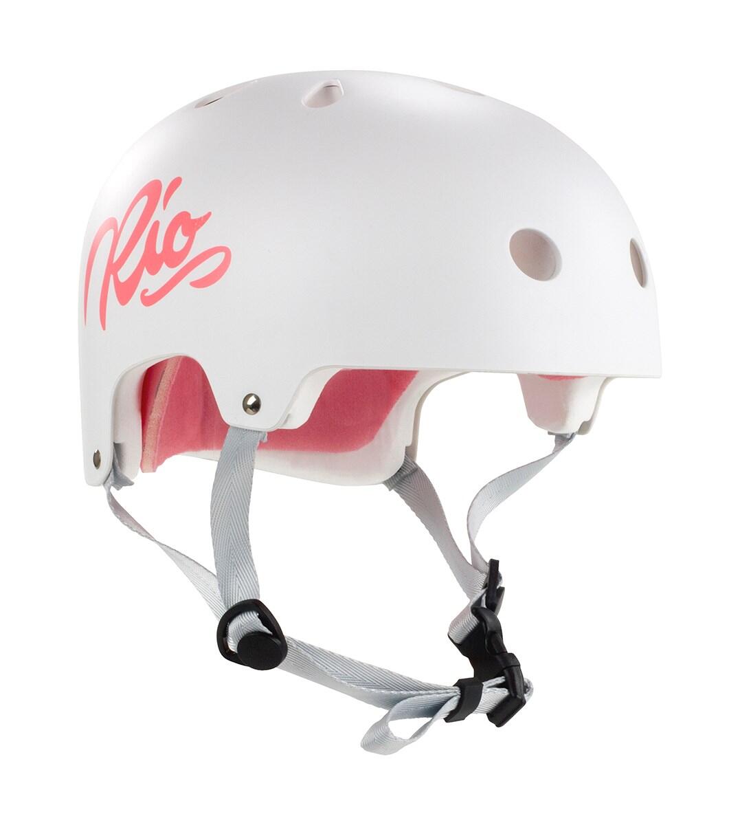 Rolki Kaski Rio Roller Script Kask - XXS/XS - Biały
