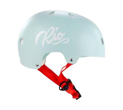 Rio Roller Script - Casco da skate per bambini - S/M - Verde acqua