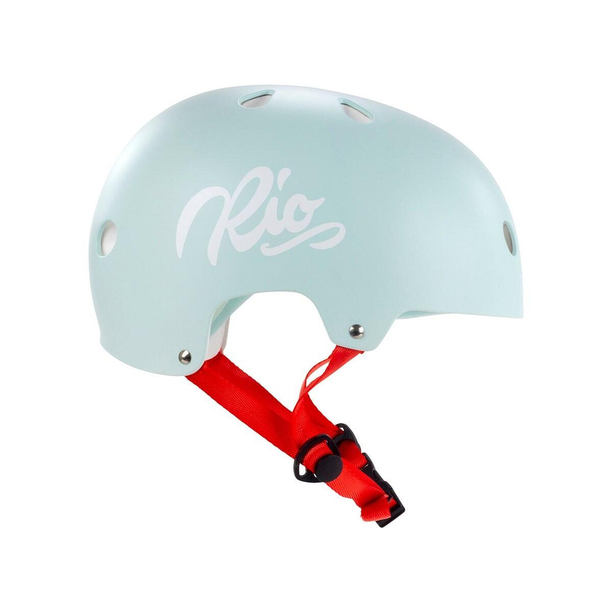 Rio Roller - Rio Roller Script Casque - L/xl - Bleu-vert - Casque - Bleu - 44 L - Decathlon