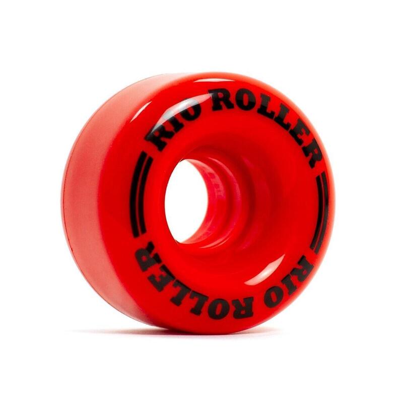 Rio Coaster Roți Role Quad Pachet 4 buc - 62mm - Roșu