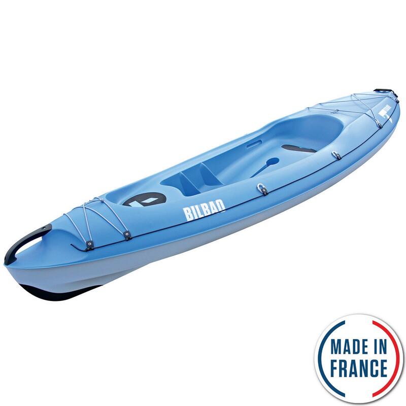 Kayak rigide compact et polyvalent - Bilbao bleu