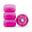 Rio Roller Light Up Roți Role Quad Pachet 4 buc - 58mm - Pink Frost