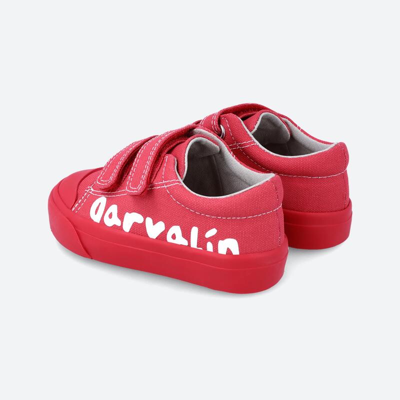 Zapatillas Bebé Garvalin Rojas Velcro