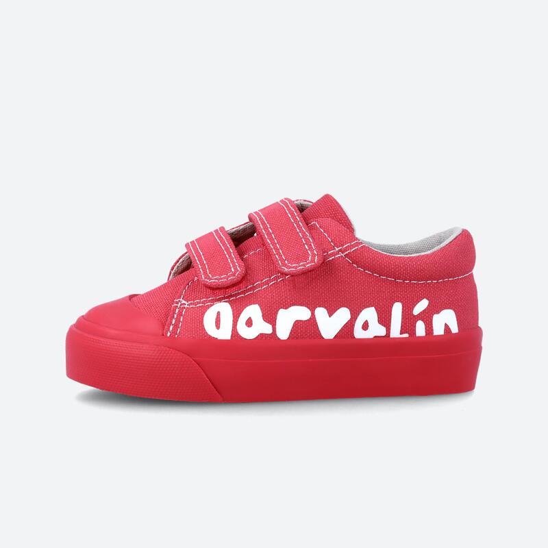 Zapatillas Bebé Garvalin Rojas Velcro