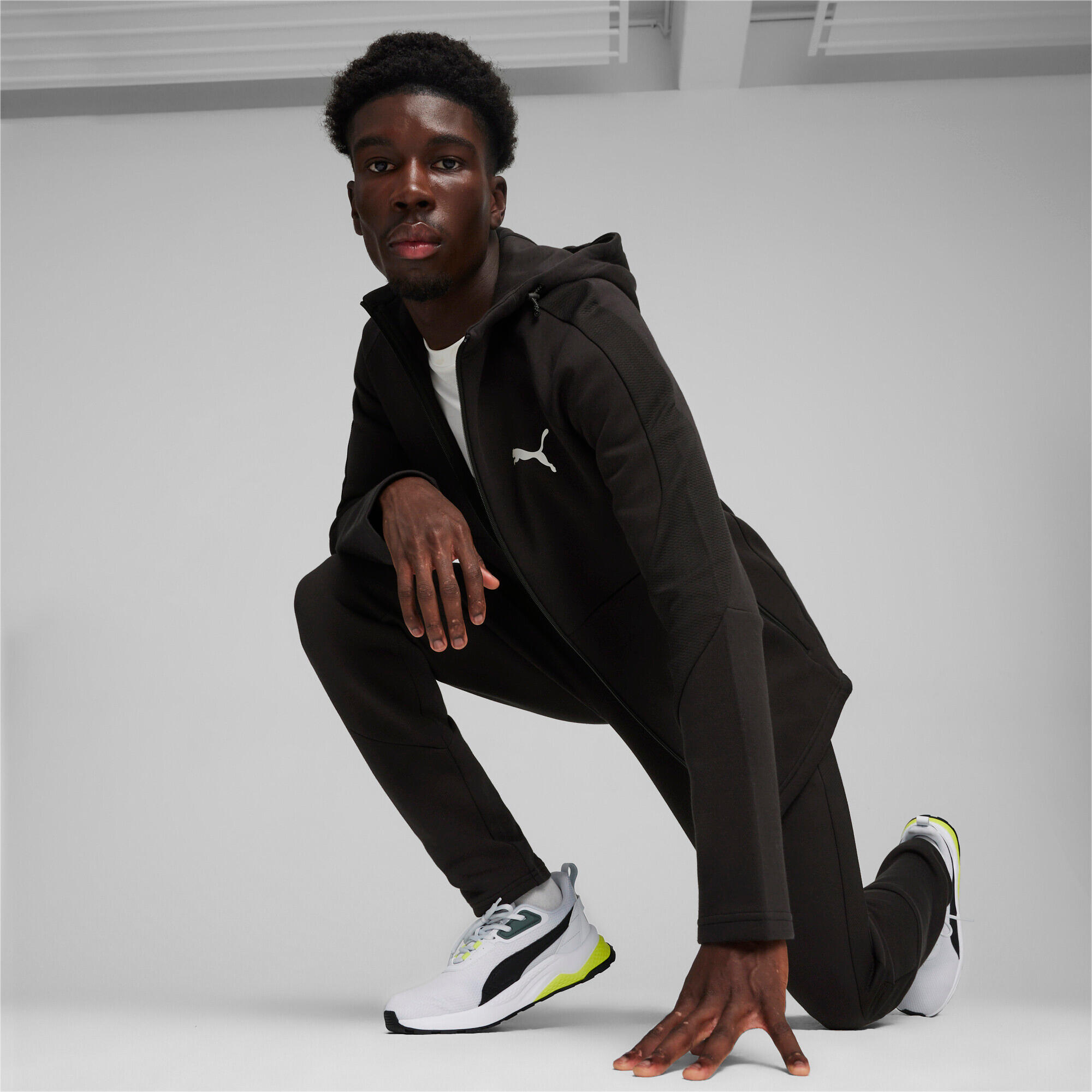 Veste zippée à capuche EVOSTRIPE PUMA Black 7/7