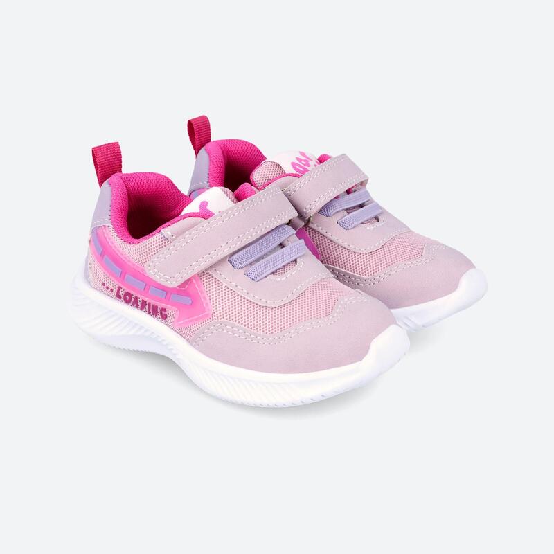 Zapatillas Bebé Garvalin Rosas Velcro