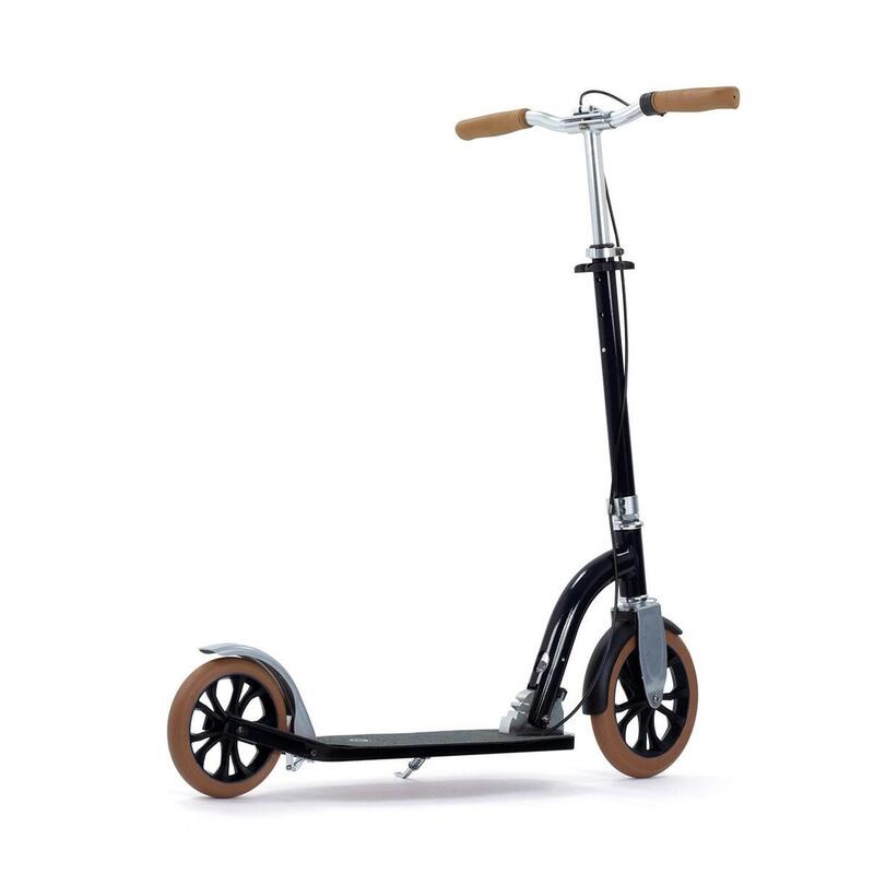 Frenzy 230mm Dual Brake Scooter für Erwachsene schwarz