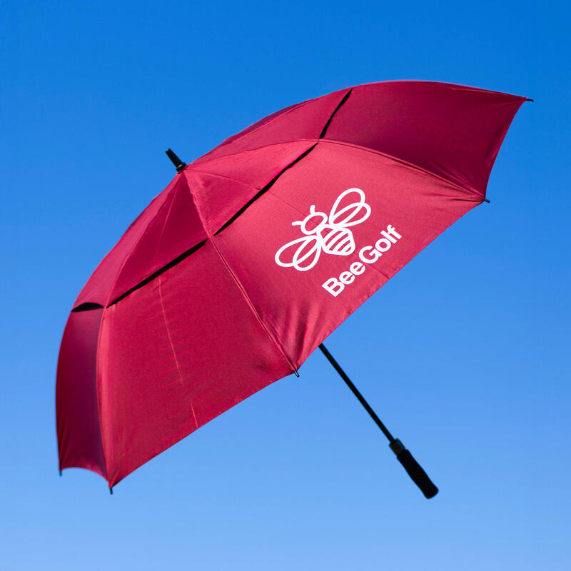 Parapluie de Golf - Grande taille - Rouge Bordeaux