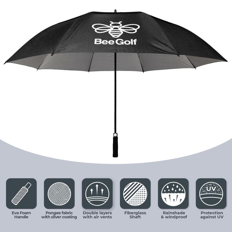 Golf Paraplu - Groot - Zwart