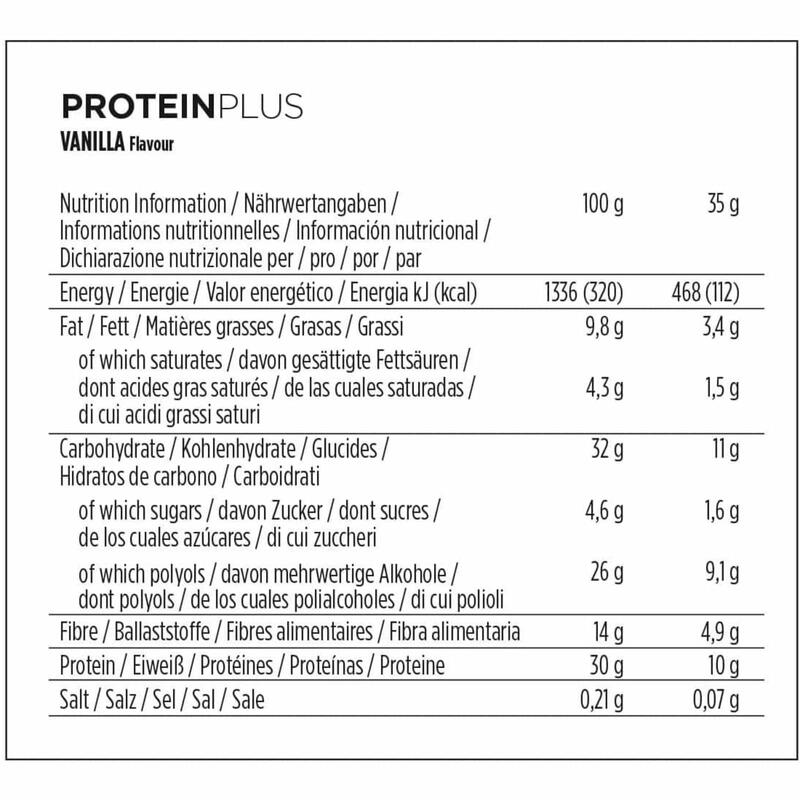 Powerbar Protein Plus Low Sugar Vanilla 16x35g - High Protein Low Sugar Riegel