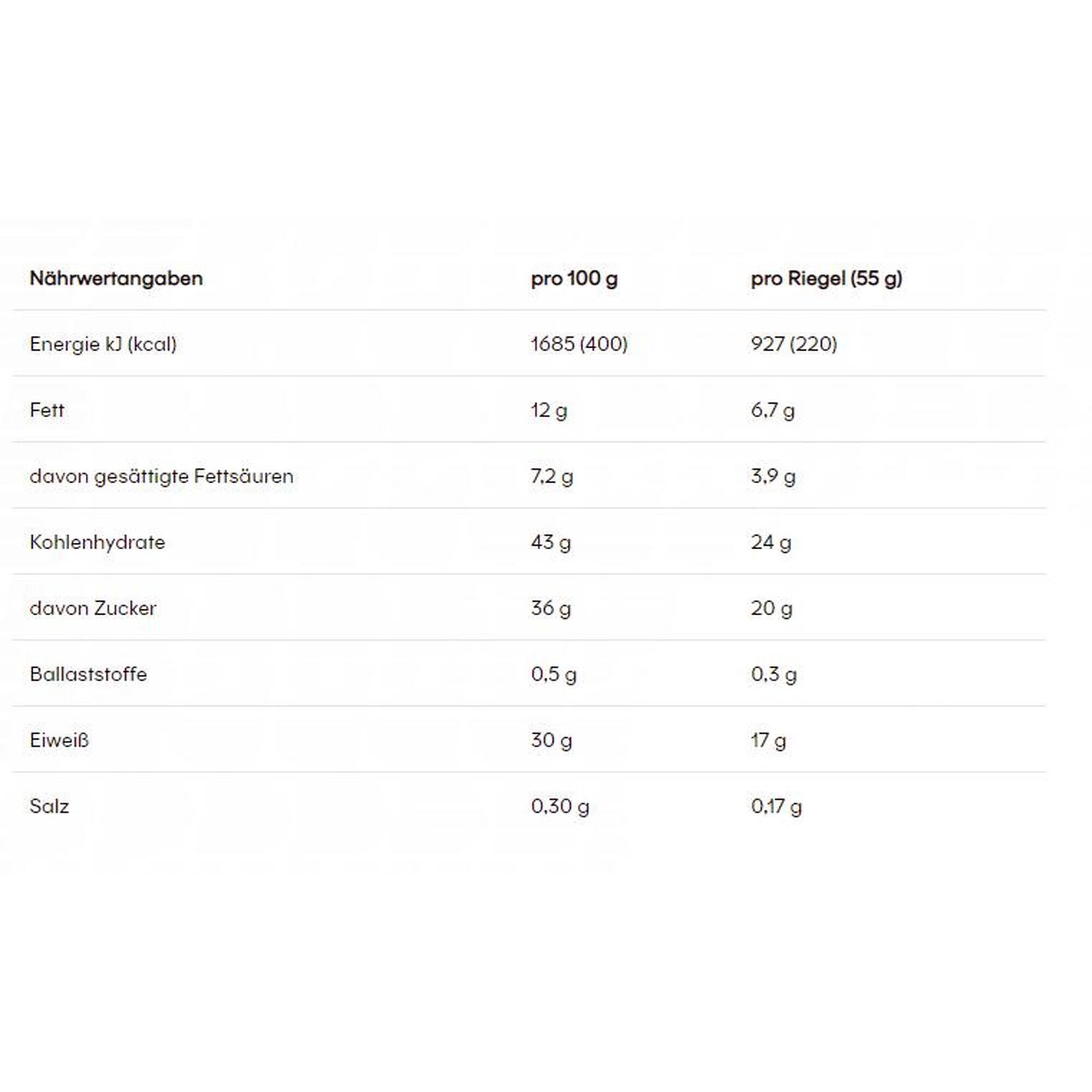 Powerbar 30% Protein Plus Vanilla-Caramel Crisp 15x55g - High Protein Riegel