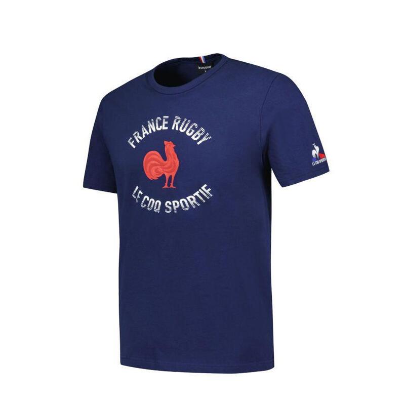 T-SHIRT FANWEAR BLEU ENFANT FRANCE RUGBY