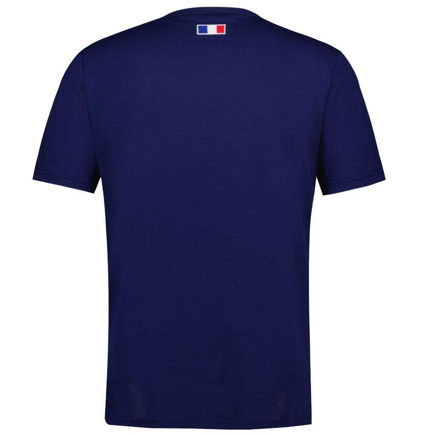 T-shirt Presentazione Uomo Le Coq Sportif XV de France Blu Navy 2/3