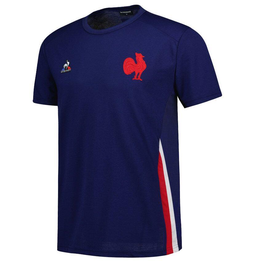 T-shirt Presentazione Uomo Le Coq Sportif XV de France Blu Navy 3/3