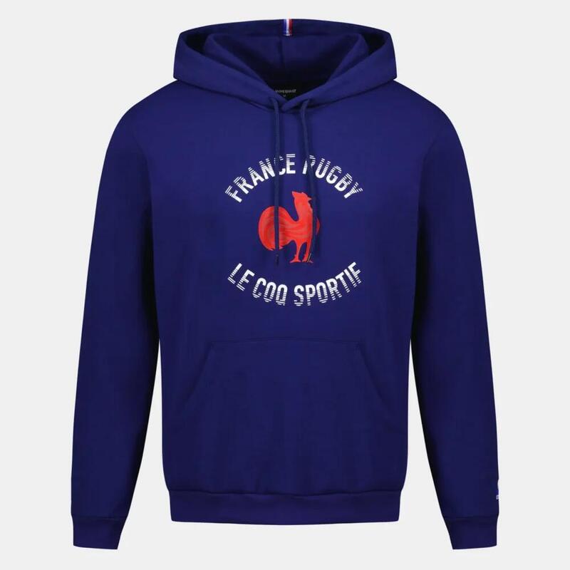 Sudadera Con Capucha Azul Francia Rugby Adulto