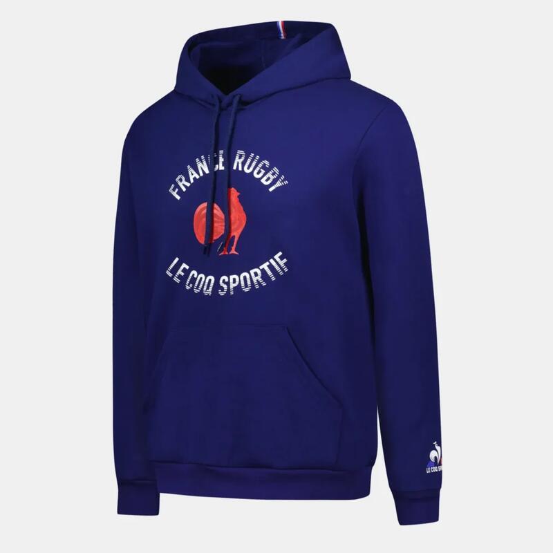 Sudadera Con Capucha Azul Francia Rugby Adulto