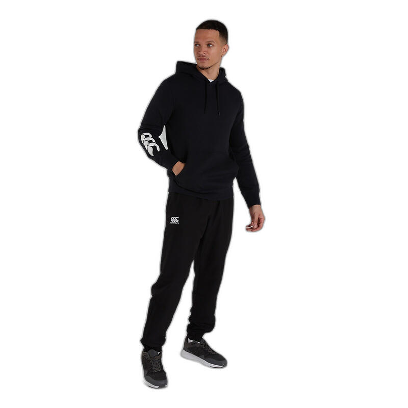 Rugby Sweater - Heren Volwassenen Zwart