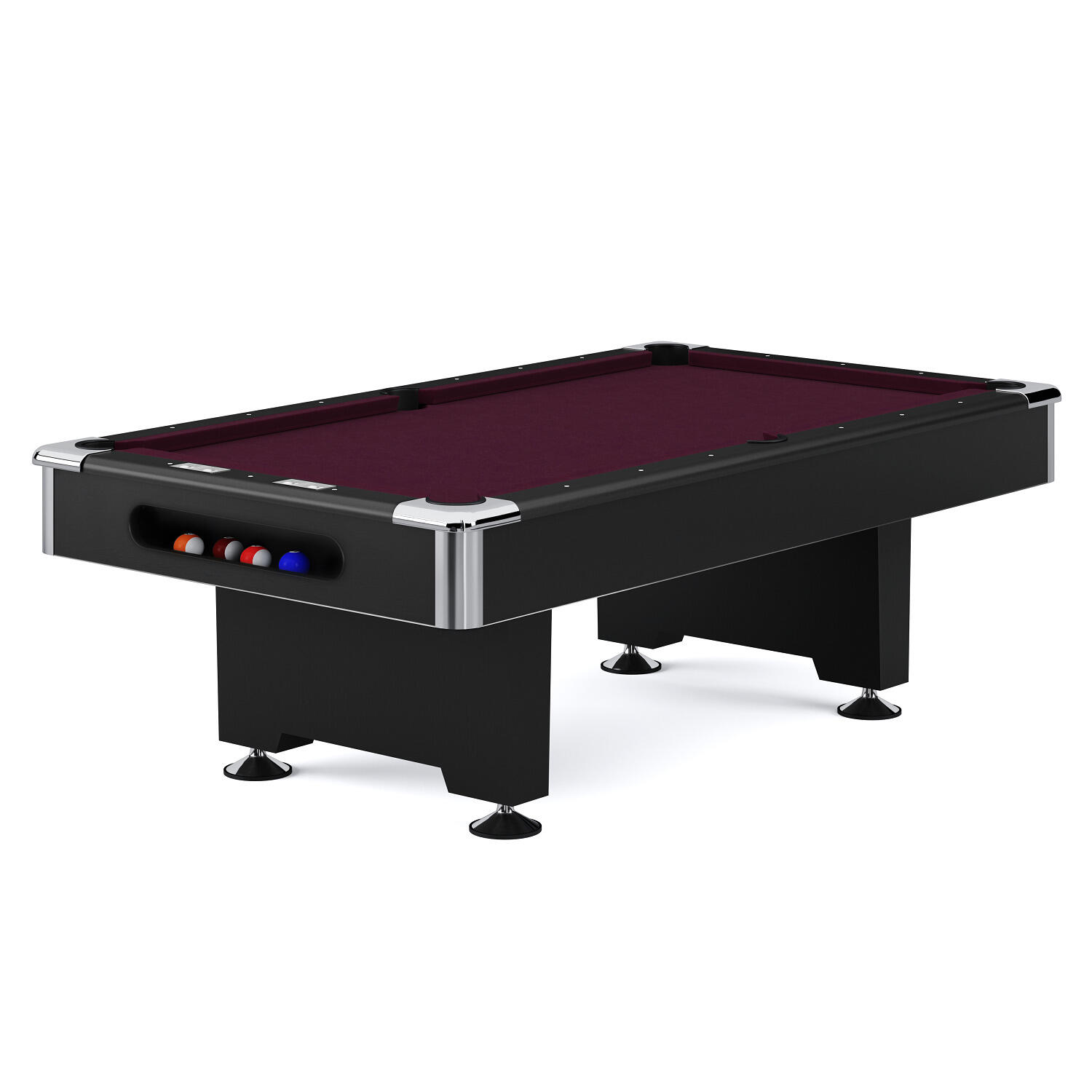 AUTOMATEN HOFFMANN Tavolo da biliardo Club Pro III Simonis 860 Vino Campo da gioco da 9 ft